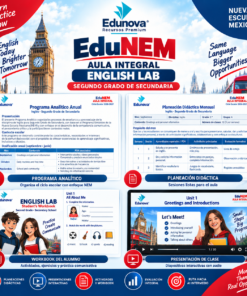 EduNEM Aula Integral | Inglés Segundo Grado de Secundaria NEM · English Lab A1 Intermedio · Ciclo Escolar 2026-2027 5 Imagen 2 357