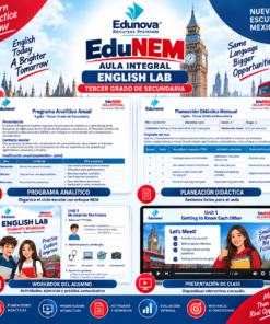 EduNEM Aula Integral | Inglés Tercer Grado de Secundaria NEM · English Lab A1 Consolidado · Ciclo Escolar 2026-2027 5 Imagen 2 359