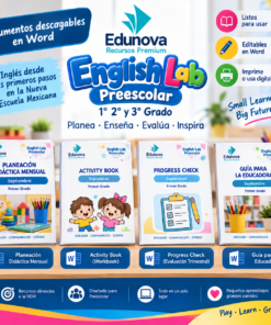 English Lab Preescolar 1°, 2° y 3° Grado | Inglés Interactivo con Planeaciones, Clases y Recursos 6 Imagen 2 361