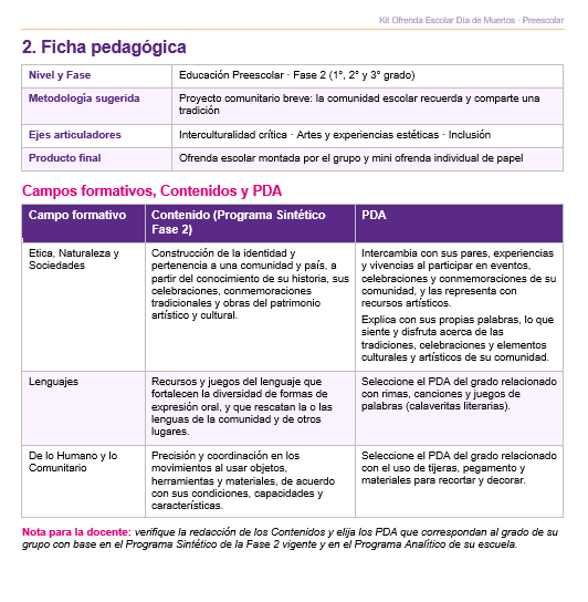 Kit Día de Muertos para Preescolar | Ofrenda Escolar y Actividades 3 Kit Día de Muertos para Preescolar | Ofrenda Escolar y Actividades - Imagen 3