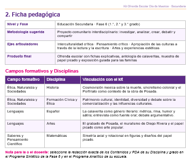 Kit Día de Muertos para Secundaria | Ofrenda Escolar, Calaveritas y Actividades 3 Kit Día de Muertos para Secundaria | Ofrenda Escolar, Calaveritas y Actividades - Imagen 3