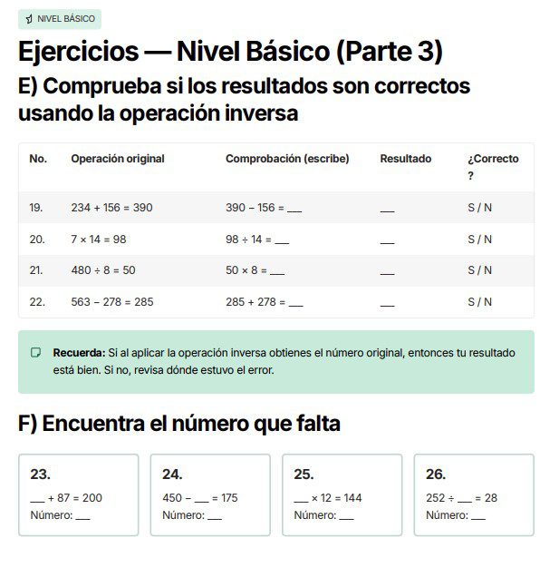 Cuadernillos de Reforzamiento – Matemáticas 1° de Secundaria 3 Cuadernillos de Reforzamiento – Matemáticas 1° de Secundaria - Image 3