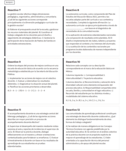 Examen de Promoción Vertical en Educación Básica 2026 | USICAMM | 90 Reactivos 7 Captura de pantalla de un documento titulado