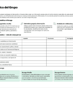 Captura de pantalla de un documento español titulado 