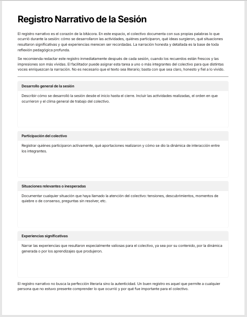 Bitácora de la Comunidad de Aprendizaje Editable en Word | Formatos para la Reflexión, el Seguimiento y la Documentación del Trabajo Colaborativo 4 Bitácora de la Comunidad de Aprendizaje Editable en Word | Formatos para la Reflexión, el Seguimiento y la Documentación del Trabajo Colaborativo - Image 4