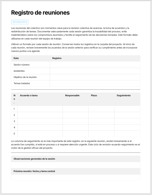 Planeador de Proyectos Colaborativos para Comunidades de Aprendizaje Editable en Word | Formatos para Diseñar, Gestionar y Evaluar Proyectos de Mejora Educativa 4 Planeador de Proyectos Colaborativos para Comunidades de Aprendizaje Editable en Word | Formatos para Diseñar, Gestionar y Evaluar Proyectos de Mejora Educativa - Image 4