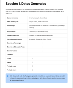 Planeaciones Interdisciplinarias NEM 1° Secundaria 2026-2027 | De lo Humano y lo Comunitario – Todo el Ciclo Escolar Mes por Mes 12 Imagen 3 196