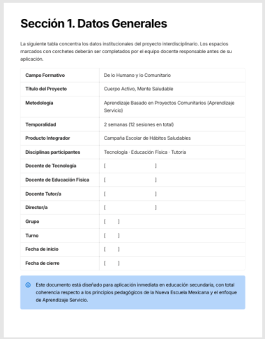 Planeaciones Interdisciplinarias NEM 1° Secundaria 2026-2027 | De lo ...