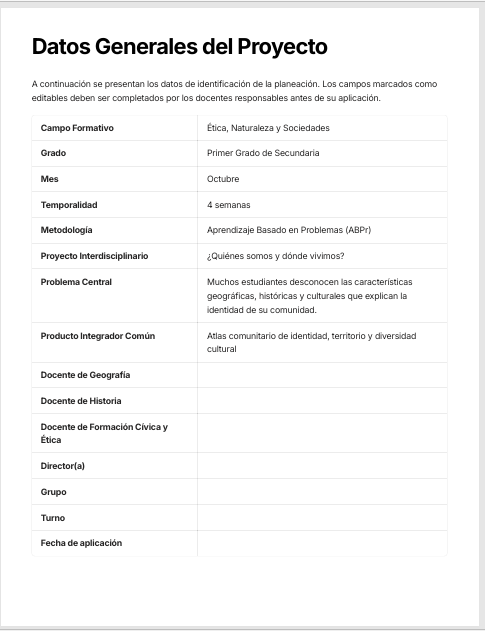 Planeaciones Interdisciplinarias NEM Ética, Naturaleza y Sociedades 1° Secundaria 2026-2027 | Todo el Ciclo Escolar Mes por Mes 4 Planeaciones Interdisciplinarias NEM Ética, Naturaleza y Sociedades 1° Secundaria 2026-2027 | Todo el Ciclo Escolar Mes por Mes - Image 4