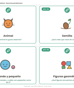Tarjetas Didácticas NEM 2026-2027 Preescolar 1° | Desarrollo del Lenguaje y el Pensamiento | PDF + Word Editable 8 Imagen 3 225