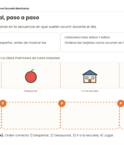 Tarjetas de Secuencias NEM 2026-2027 Preescolar 1° | Actividades Manipulativas para el Aula | PDF + Word Editable 8 Imagen 3 227