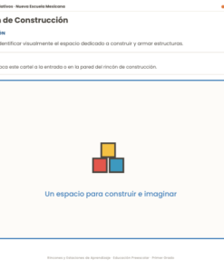 Material para Rincones y Estaciones de Aprendizaje NEM 2026-2027 Preescolar 1° | Recursos Manipulativos para el Aula | PDF + Word Editable 9 Imagen 3 228