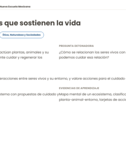 Organizadores Interactivos NEM 2026-2027 4° de Primaria | Proyectos Integradores | PDF + Word Editable 10 Imagen 3 232