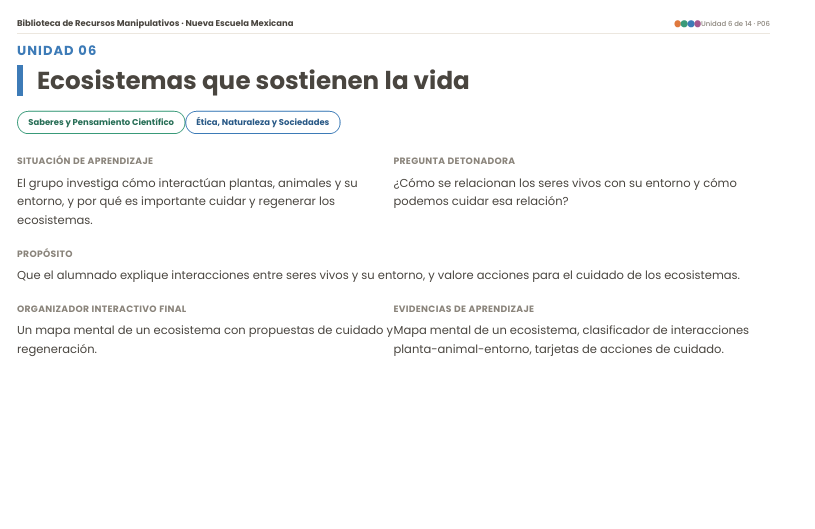 Organizadores Interactivos NEM 2026-2027 4° de Primaria | Proyectos Integradores | PDF + Word Editable 4 Organizadores Interactivos NEM 2026-2027 4° de Primaria | Proyectos Integradores | PDF + Word Editable - Image 4