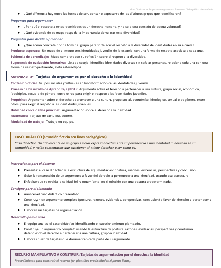 Proyectos Integradores de Formación Cívica y Ética para Secundaria | NEM 2026-2027 | Word Editable 4 Proyectos Integradores de Formación Cívica y Ética para Secundaria | NEM 2026-2027 | Word Editable - Image 4