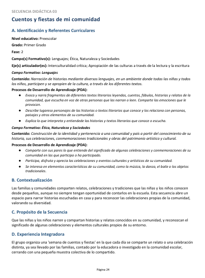 Secuencias Didácticas para Preescolar Primer Grado | Planeaciones NEM 2026-2027 | Word Editable 4 Secuencias Didácticas para Preescolar Primer Grado | Planeaciones NEM 2026-2027 | Word Editable - Image 4