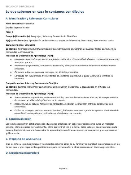 Secuencias Didácticas para Preescolar Segundo Grado | Planeaciones NEM 2026-2027 | Word Editable 4 Secuencias Didácticas para Preescolar Segundo Grado | Planeaciones NEM 2026-2027 | Word Editable - Image 4