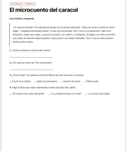 Cuadernillo de Comprensión Lectora 3.º de Primaria | NEM 2026-2027 | PDF + Word Editable 8 Imagen 3 253