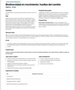 Cuadernillo de Proyectos STEAM Biología 1.º de Secundaria | NEM 2026-2027 | PDF + Word Editable 10 Imagen 3 262