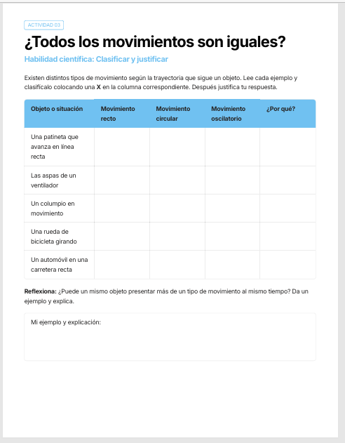 Cuadernillo de Pensamiento Científico Física 2.º de Secundaria | NEM 2026-2027 | PDF + Word Editable 4 Cuadernillo de Pensamiento Científico Física 2.º de Secundaria | NEM 2026-2027 | PDF + Word Editable - Image 4