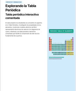 Cuadernillo de Proyectos STEAM Química 3.º de Secundaria | NEM 2026-2027 | PDF + Word Editable 11 Imagen 3 271
