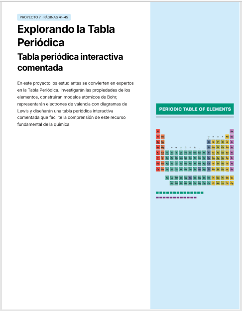 Cuadernillo de Proyectos STEAM Química 3.º de Secundaria | NEM 2026-2027 | PDF + Word Editable 4 Cuadernillo de Proyectos STEAM Química 3.º de Secundaria | NEM 2026-2027 | PDF + Word Editable - Image 4