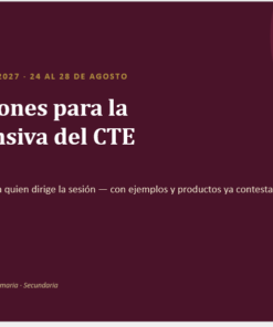 Fase Intensiva CTE 2026-2027 | Productos Contestados + Presentación para Facilitador + Cuadro Operativo | Word, PowerPoint y Excel 13 Imagen 3 283