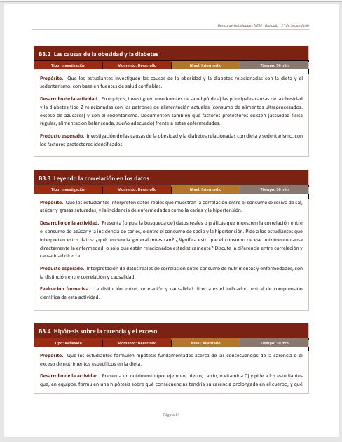 Banco de Actividades NEM Biología 1° de Secundaria 2026-2027 | Recurso Integral para el Docente | Word Editable 4 Banco de Actividades NEM Biología 1° de Secundaria 2026-2027 | Recurso Integral para el Docente | Word Editable - Image 4