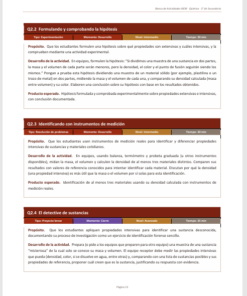 Banco de Actividades NEM Química 3° de Secundaria 2026.-2027 | Recurso Integral para el Docente | Word Editable 9 Imagen 3 289