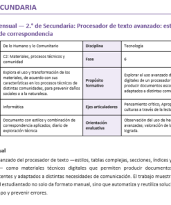Planeaciones NEM Tecnología Informática 1.º 2.º y 3.º Secundaria | Programa Analítico y Planeaciones 2026.2027 | Word Editable 9 Imagen 3 318