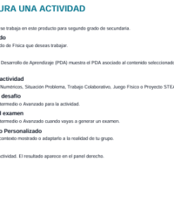 Generador de Actividades NEM Física 2° Grado Secundaria 2026-2027 | 5 Tipos de Actividad + Examen | Word Editable 9 Imagen 3 327