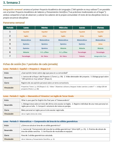 Planeaciones NEM Telesecundaria 3° Grado 2026-2027 | Programa Analítico y Planeación Mensual | Word Editable 5 Planeaciones NEM Telesecundaria 3° Grado 2026-2027 | Programa Analítico y Planeación Mensual | Word Editable - Image 5