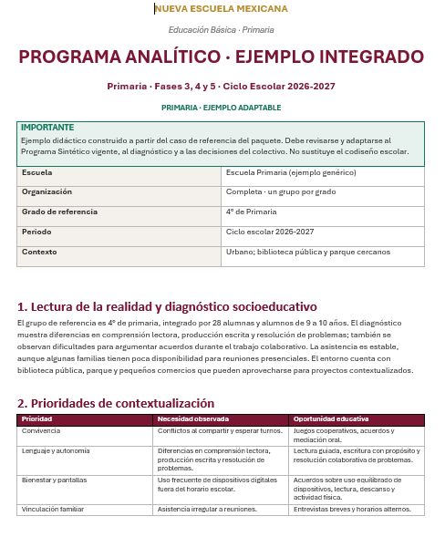 CTE Primaria Primera Sesión Ordinaria Septiembre 2026-2027 | Productos Contestados y Editables 4 CTE Primaria Primera Sesión Ordinaria Septiembre 2026-2027 | Productos Contestados y Editables - Imagen 4