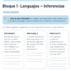Cuadernillos de Recuperación Académica Quinto Grado de Primaria | Paquete Completo 3 Periodos + Recuperación Final | PDF Imprimible 10 Hoja de ejercicios de lengua: Bloque 1 sobre inferencias, con definición y tres preguntas de comprensión sobre volcanes.