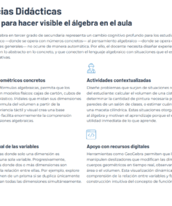 Captura de pantalla de una guía educativa en español titulada 