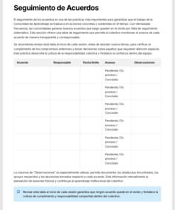 Bitácora de la Comunidad de Aprendizaje Editable en Word | Formatos para la Reflexión, el Seguimiento y la Documentación del Trabajo Colaborativo 10 Imagen 4 175
