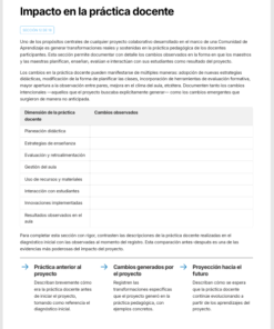 Planeador de Proyectos Colaborativos para Comunidades de Aprendizaje Editable en Word | Formatos para Diseñar, Gestionar y Evaluar Proyectos de Mejora Educativa 10 Imagen 4 178
