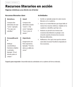 Evaluación Diagnóstica y Nivelación – Español 3° Secundaria | NEM 2026-2027 | Examen, Planeación, Actividades y Presentación Editable 11 Imagen 4 181