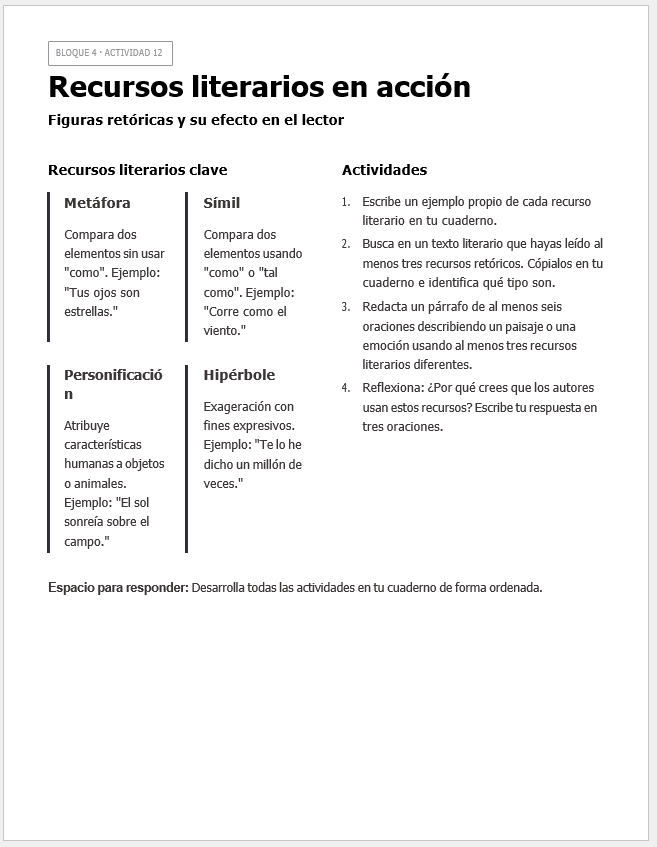 Evaluación Diagnóstica y Nivelación – Español 3° Secundaria | NEM 2026-2027 | Examen, Planeación, Actividades y Presentación Editable 5 Evaluación Diagnóstica y Nivelación – Español 3° Secundaria | NEM 2026-2027 | Examen, Planeación, Actividades y Presentación Editable - Image 5
