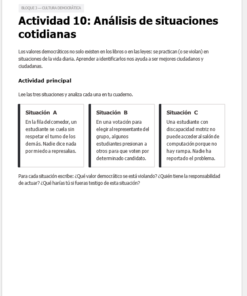 Evaluación Diagnóstica y Nivelación – Formación Cívica y Ética 1° Secundaria | NEM 2026-2027 | Examen, Planeación, Actividades y Presentación Editable 11 Imagen 4 182