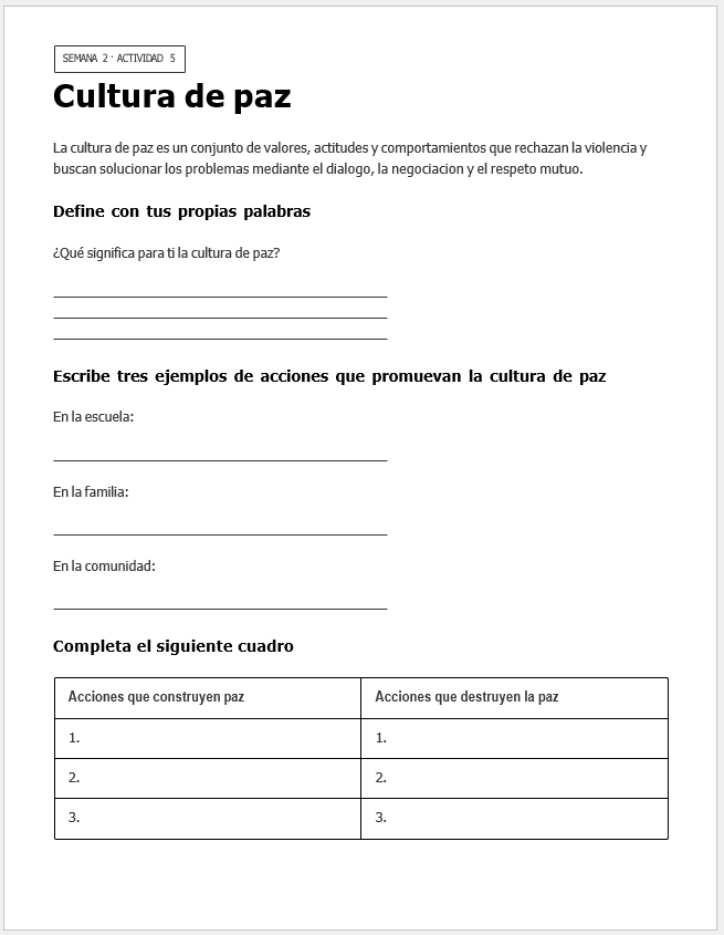 Evaluación Diagnóstica y Nivelación – Formación Cívica y Ética 3° Secundaria | NEM 2026-2027 | Examen, Planeación, Actividades y Presentación Editable 5 Evaluación Diagnóstica y Nivelación – Formación Cívica y Ética 3° Secundaria | NEM 2026-2027 | Examen, Planeación, Actividades y Presentación Editable - Image 5