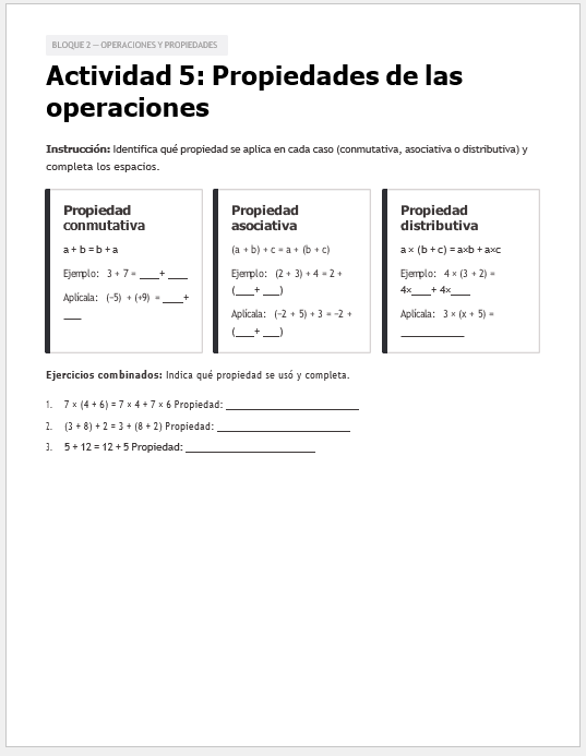 Evaluación Diagnóstica y Nivelación – Matemáticas 2° Secundaria | NEM 2026-2027 | Examen, Planeación, Actividades y Presentación Editable 5 Evaluación Diagnóstica y Nivelación – Matemáticas 2° Secundaria | NEM 2026-2027 | Examen, Planeación, Actividades y Presentación Editable - Image 5