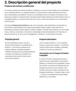 Planeaciones Interdisciplinarias NEM Lenguajes 2° Secundaria 2026-2027 | Todo el Ciclo Escolar Mes por Mes 15 Imagen 4 202