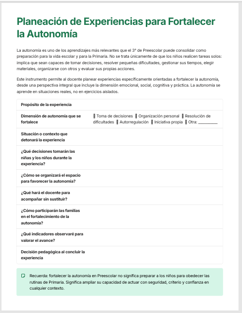 Sistema Integral para la Enseñanza en Preescolar 3er Grado: Consolidación de Aprendizajes y Transición a Primaria NEM 2026-2027 5 Sistema Integral para la Enseñanza en Preescolar 3er Grado: Consolidación de Aprendizajes y Transición a Primaria NEM 2026-2027 - Image 5