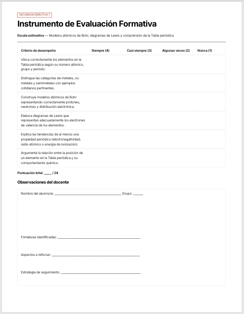 Secuencias Didácticas de Química 3° Secundaria | Recurso Integral para el Docente | NEM 2026-2027 | Word Editable 5 Secuencias Didácticas de Química 3° Secundaria | Recurso Integral para el Docente | NEM 2026-2027 | Word Editable - Image 5