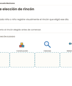 Material para Rincones y Estaciones de Aprendizaje NEM 2026-2027 Preescolar 1° | Recursos Manipulativos para el Aula | PDF + Word Editable 10 Imagen 4 218