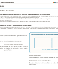 Cuaderno Interactivo Manipulativo NEM 2026-2027 1° de Primaria | Proyectos Integradores | PDF + Word Editable 10 Imagen 4 219