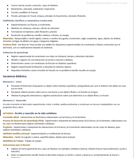 Proyectos Integradores de Física 2° Secundaria | NEM 2026-2027 | Word Editable 5 Proyectos Integradores de Física 2° Secundaria | NEM 2026-2027 | Word Editable - Image 5