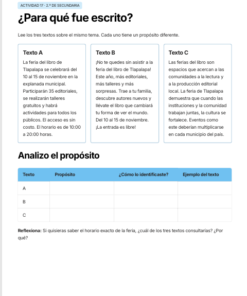 Cuadernillo de Comprensión Lectora para Español Secundaria | 1.º, 2.º y 3.º | NEM 2026-2027 | PDF + Word Editable 10 Imagen 4 248