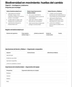 Cuadernillo de Proyectos STEAM Biología 1.º de Secundaria | NEM 2026-2027 | PDF + Word Editable 11 Imagen 4 252